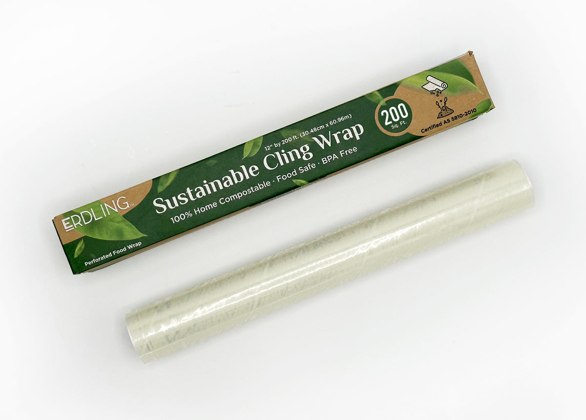 20 ROLLS) Food Cling Wrap Compostable – NATUREZWAY